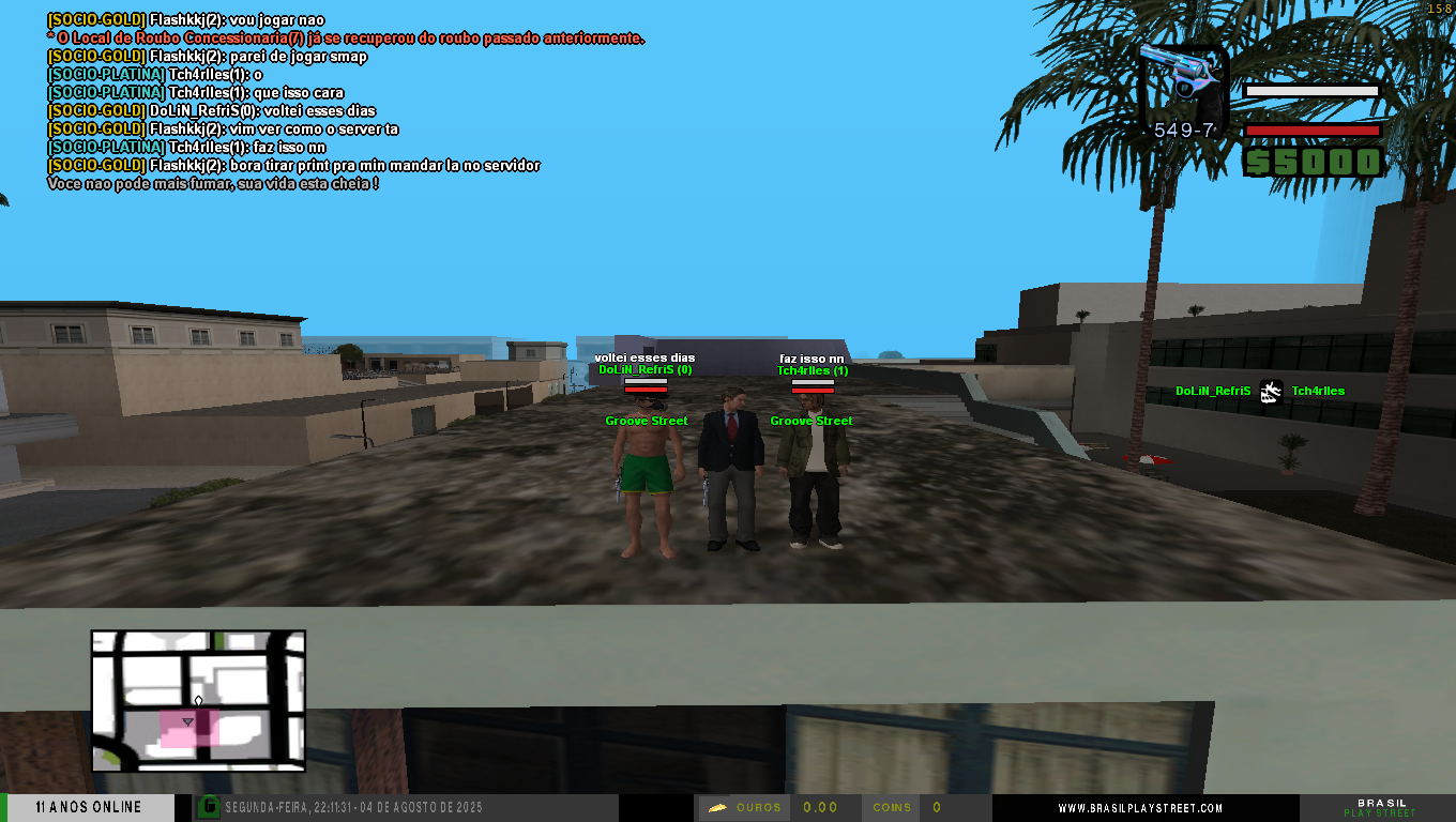 Mais informações sobre "GTA San Andreas com Crack e SAMP Funcionando Porque meu GTA veio dele."